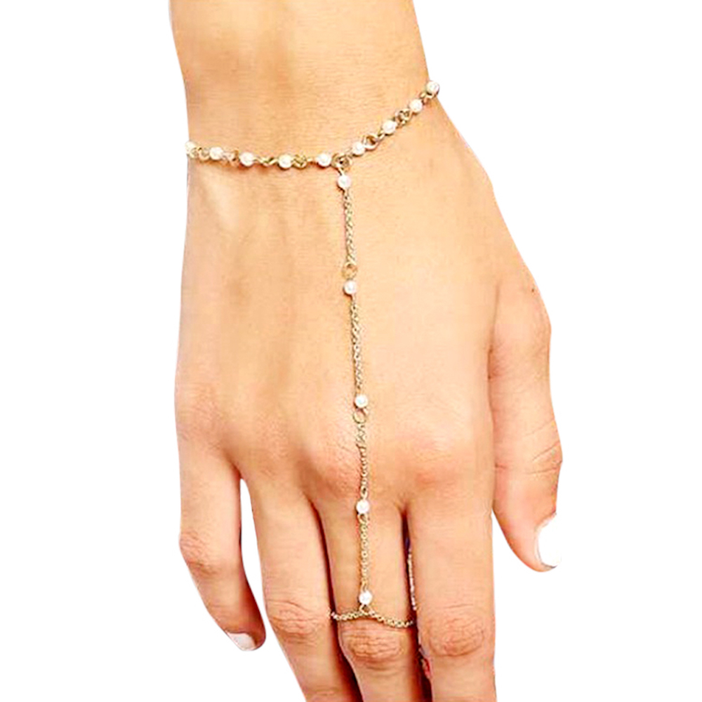 pearl ring bracelet